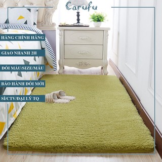 Thảm cho bé tập bò nằm chơi an toàn êm ái Lông Cừu dày | 1m 1m2 1m6 2m | CARUFU