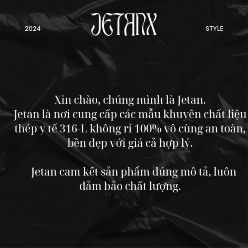 Khuyên Tai Bướm Đá BLUE BUTTERFLY JetanX (1 chiếc)