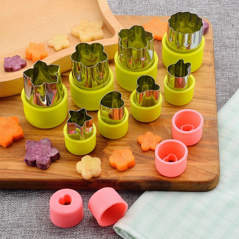 Set tỉa rau củ tạo hình 8 món cho bé ăn dặm