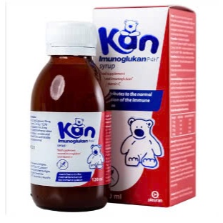 Siro Kan ImunoGlukan hỗ trợ miễn dịch nâng cao sức đề kháng cho bé - chai 120ml hanzomart
