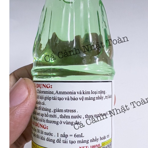 API STRESS COAT+ PHÂN LẺ 100ML TỪ NUPHAR KHỬ ĐỘC NƯỚC, GIẢM STRESS, CHỐNG SHOCK CÁ CẢNH