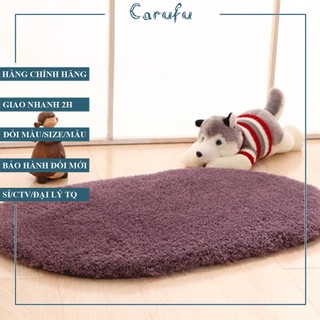 Thảm lau chân nhung chống trượt cao cấp giá rẻ cho phòng khách phòng ngủ nhà bếp size 40x60cm
