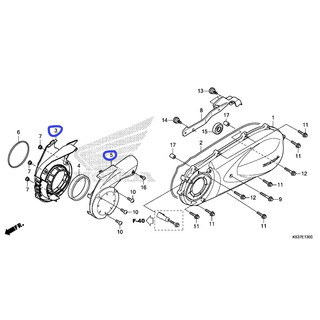 nắp mũ nhựa ốp lốc nồi sh 300i 300 i ( bán lẻ từng miếng )