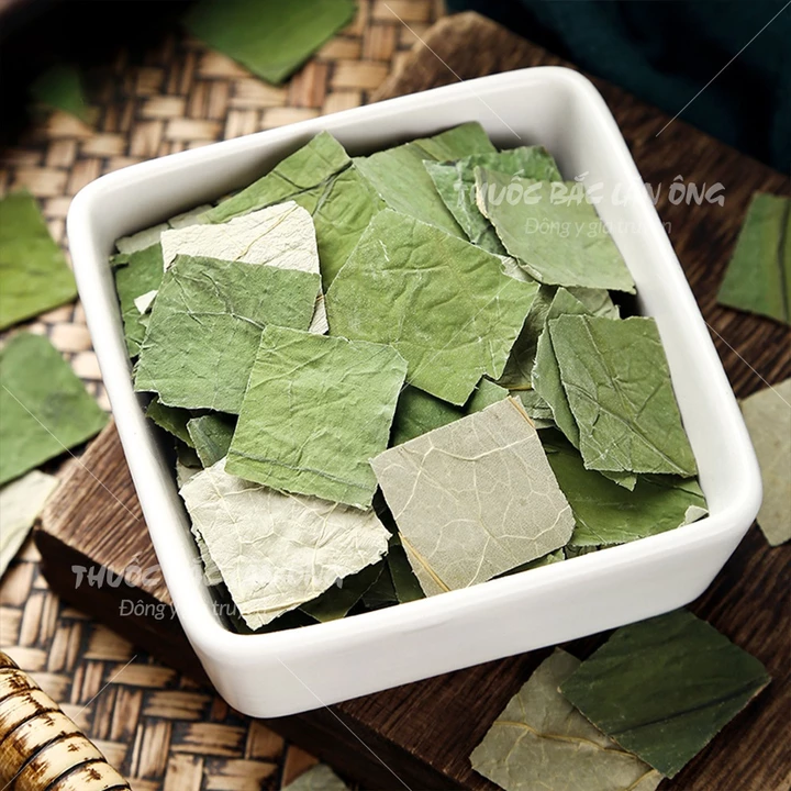 Lá sen khô 100g, trà lá sen, thơm, sạch - Lãn Ông – 5