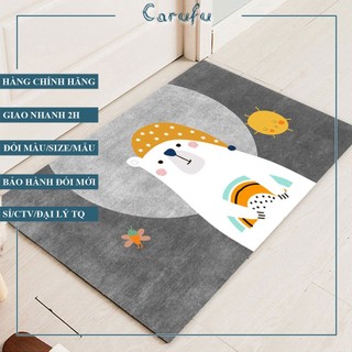 Thảm chùi chân chống trượt thấm nước giá rẻ lớn 40x60cm | Lông cừu cao cấp | Nỉ bền bỉ