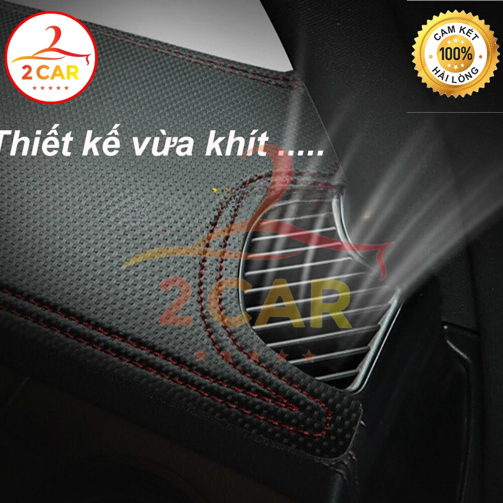 Thảm taplo da carbon KIA K250 chống nóng tốt, chống trơn trượt, vừa khít theo xe