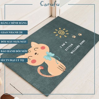 Thảm lông lau chân chống trượt cao cấp giá rẻ cho phòng khách phòng ngủ nhà bếp size 40x60cm