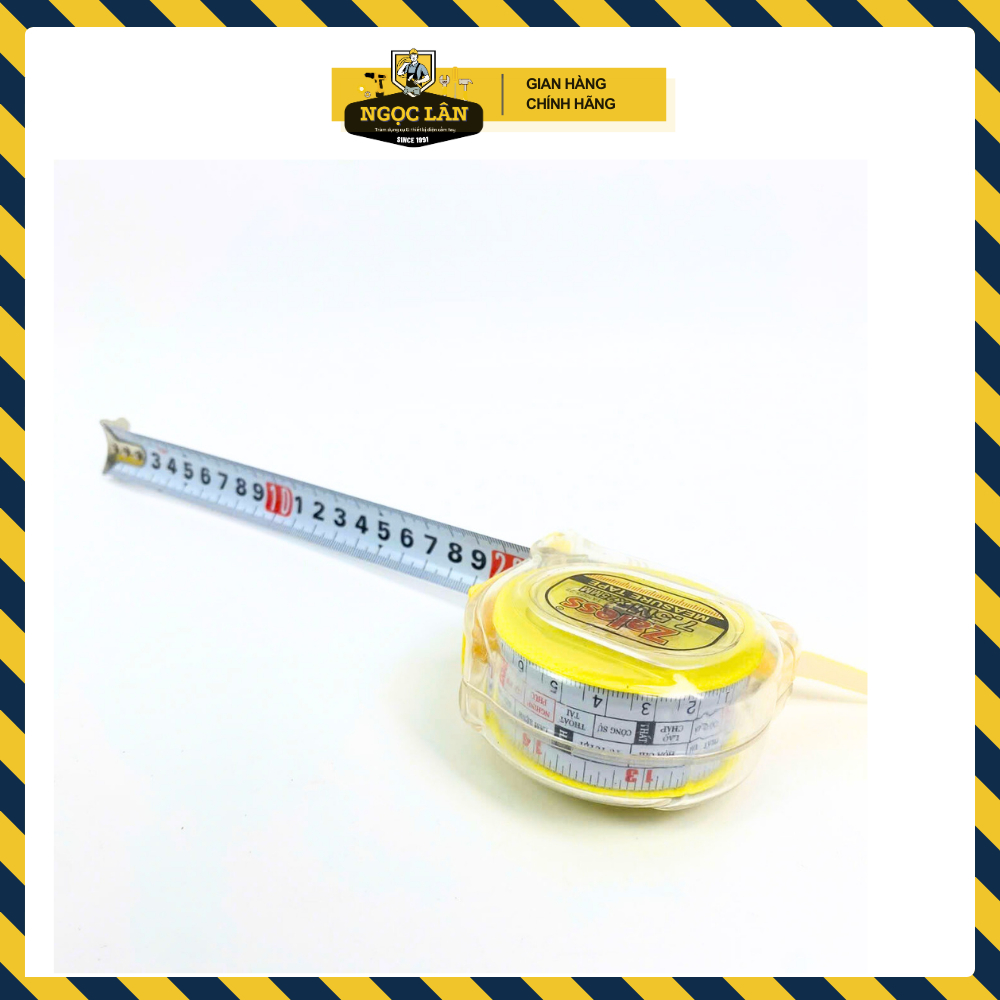 Thước kéo 2 mặt số - lỗ ban 5m, 7.5m