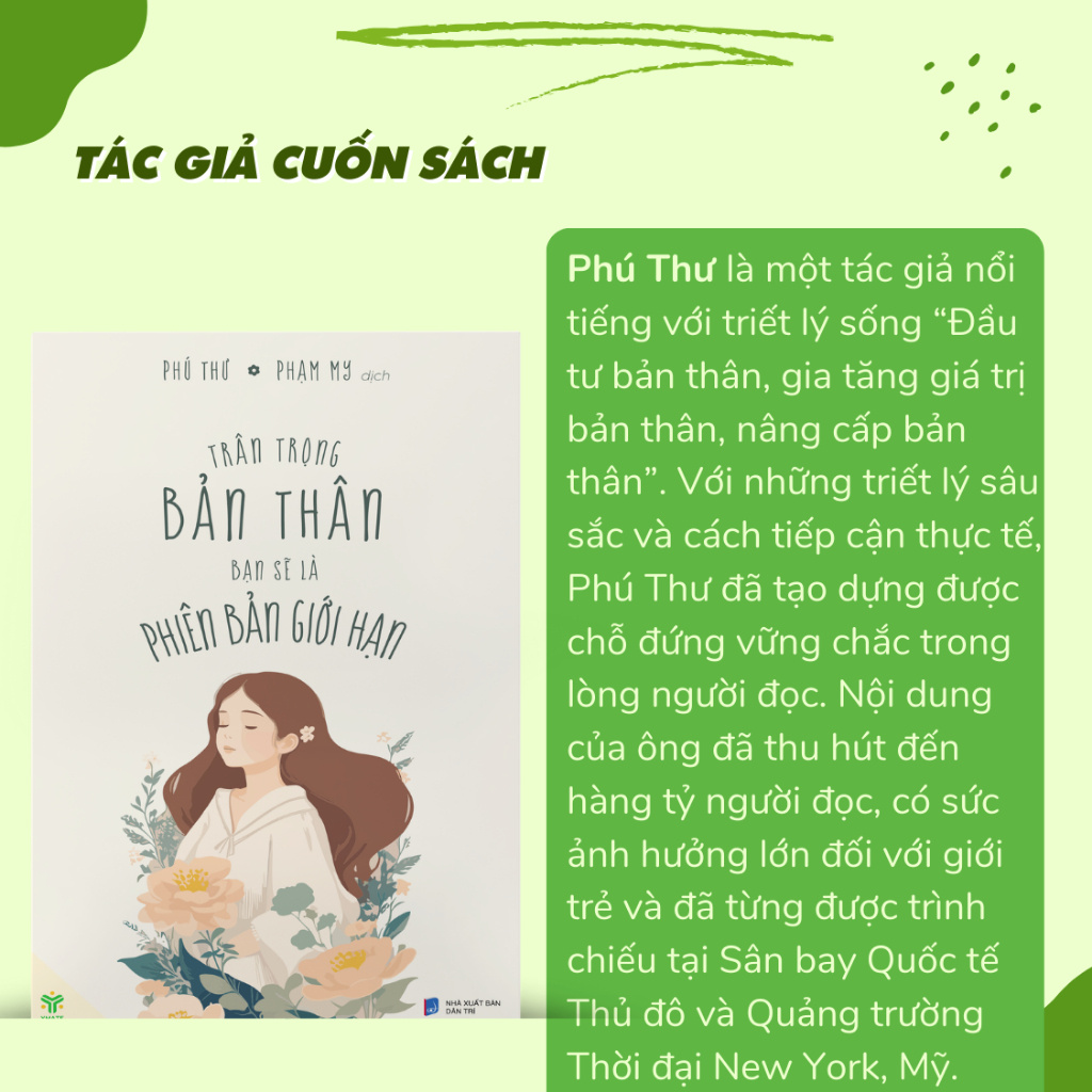 Ảnh Sách - Trân Trọng Bản Thân Bạn Sẽ Là Phiên Bản Giới Hạn - YMATE 4