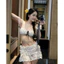 Bikini set 3 món ren quần trong váy ren ngoài nơ (sẵn hàng)