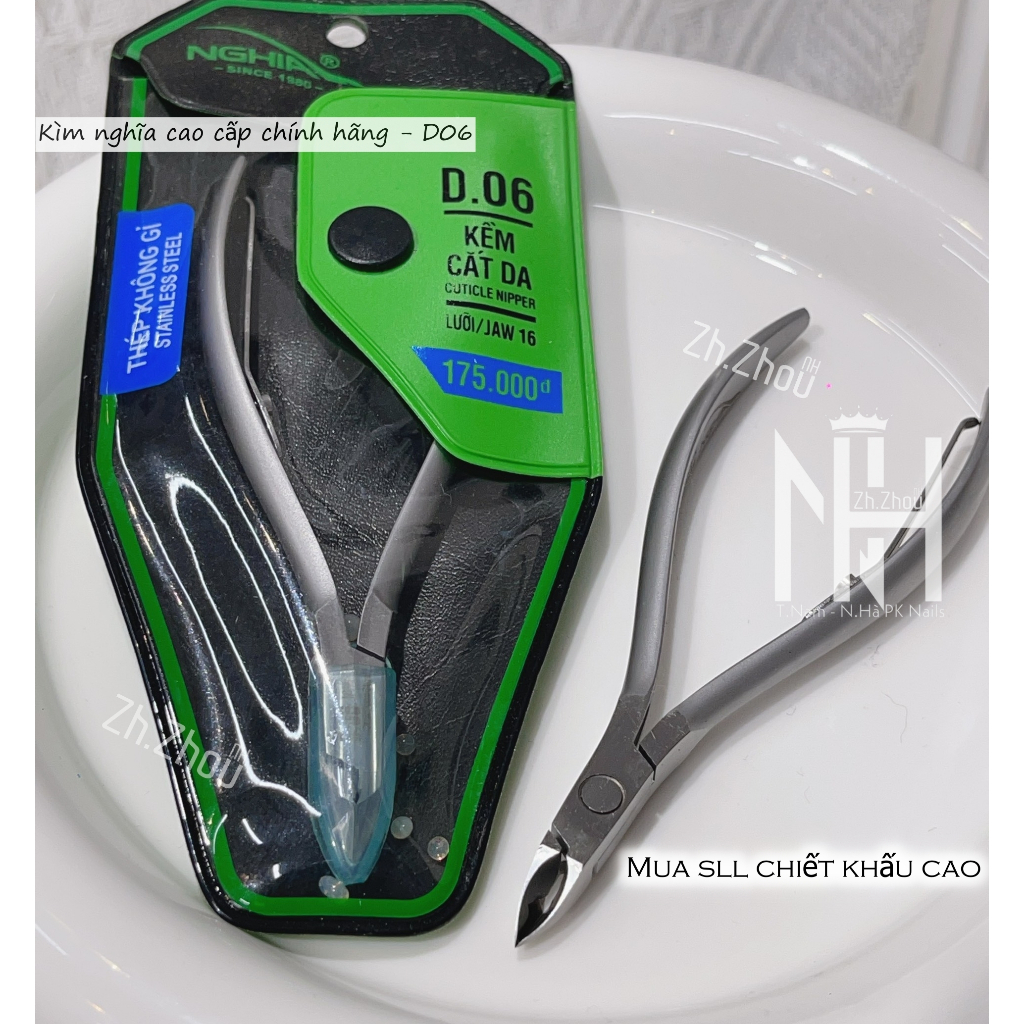Kềm Nghĩa cắt da Inox D06, kìm nghĩa d06, kìm Nghĩa chính hãng chuẩn công ty
