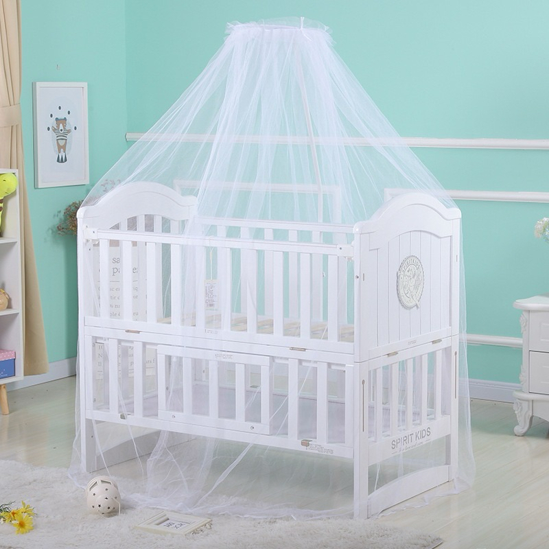 Mùng Cũi, mung nôi Chống Muỗi li ti, loại chụp và loại buông, Chất Liệu Dày Dặn Dài Cho Bé