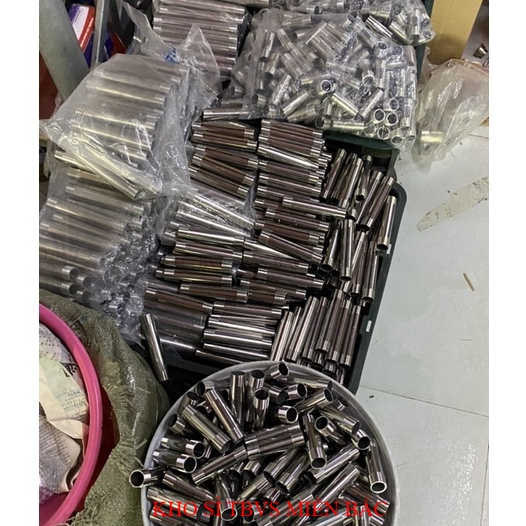 KÉP TIỆN INOX 304DÀI 5CM, 7CM, 10CM, 20CM VÀ 15CM HÀNG ĐẸP ( NỐI REN ...