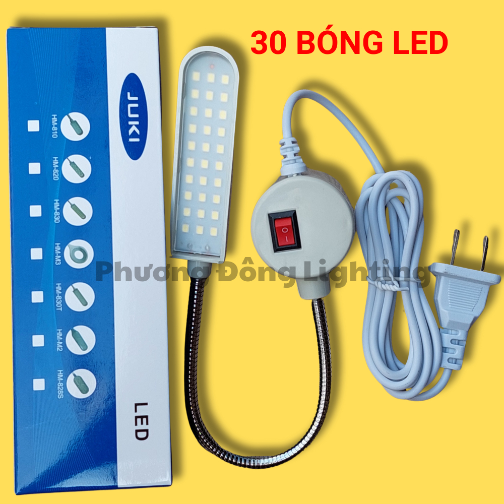 Đèn LED Máy May Juki 10 bóng, 20 bóng, 30 bóng có công tắc và hít nam châm