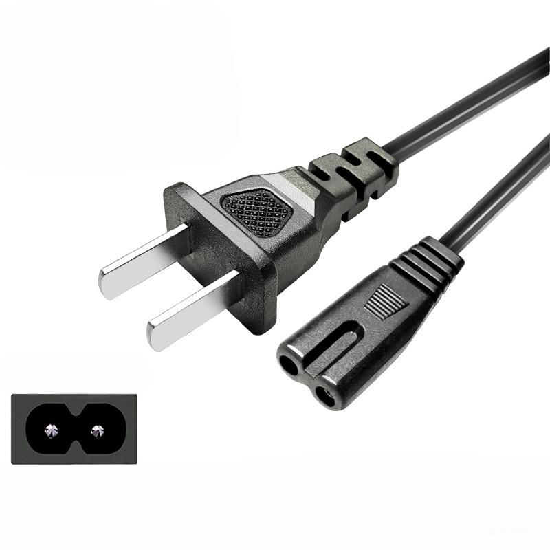 Dây nguồn SAA cổng số 8 dòng cao cấp 6A đến 10A dùng cho thiết bị điện tử có cổng size 1.5cm dài dây 1.5 mét