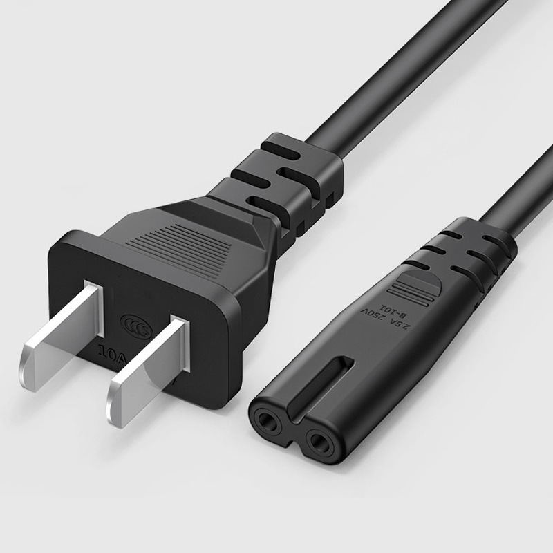 Dây nguồn SAA cổng số 8 dòng cao cấp 6A đến 10A dùng cho thiết bị điện tử có cổng size 1.5cm dài dây 1.5 mét