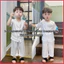 Bà ba Trắng cho bé 🎁 FREESHIP 🎁 - Lụa mềm mại, mát mẻ thấm hút mồ hôi, kiểu dáng xinh xắn