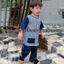 Quần áo bé trai (7-35kg), set bà ba áo caro, Chất Lụa mềm mại, thấm hút mồ hôi tốt