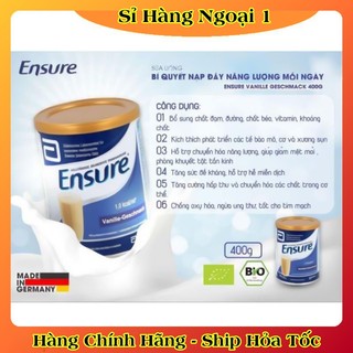 [auth] Sữa Ensure của Đức 400g Date mới- Nội địa Đức Đủ Bill [Hot]