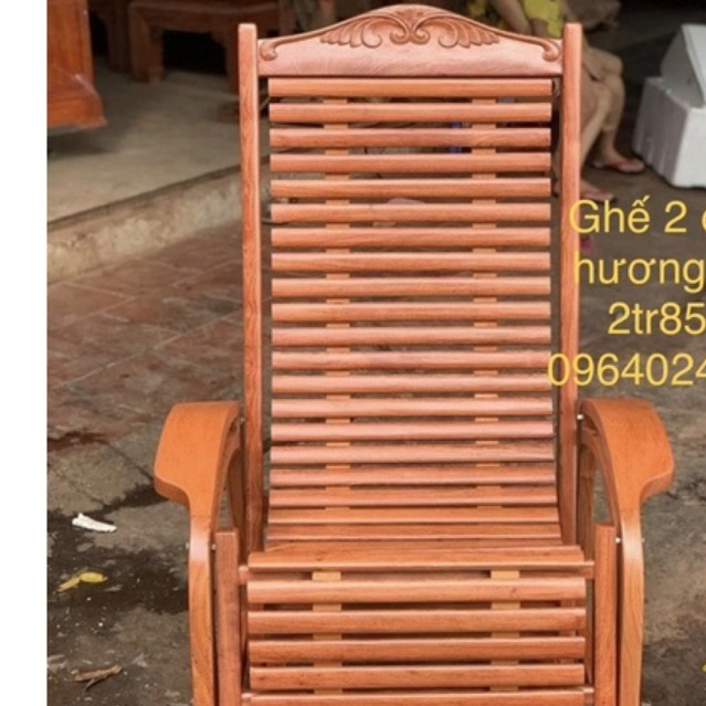 ghế lười gỗ hương đá to, nhỏ