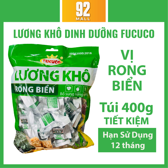Lương Khô Rong Biển Mini Túi 400g Dinh Dưỡng Thơm Ngon Ăn Vặt Thay Bữa ...
