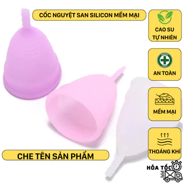 Cốc nguyệt san (cốc kinh nguyệt) silicon cao cấp mềm mại dễ sử dụng size s