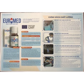Men vi sinh EuroMed – Bổ sung lợi khuẩn men vi sinh cho trẻ sơ sinh