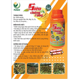 Siêu chống rụng hiệu quả sau 8h phun [FUGO]