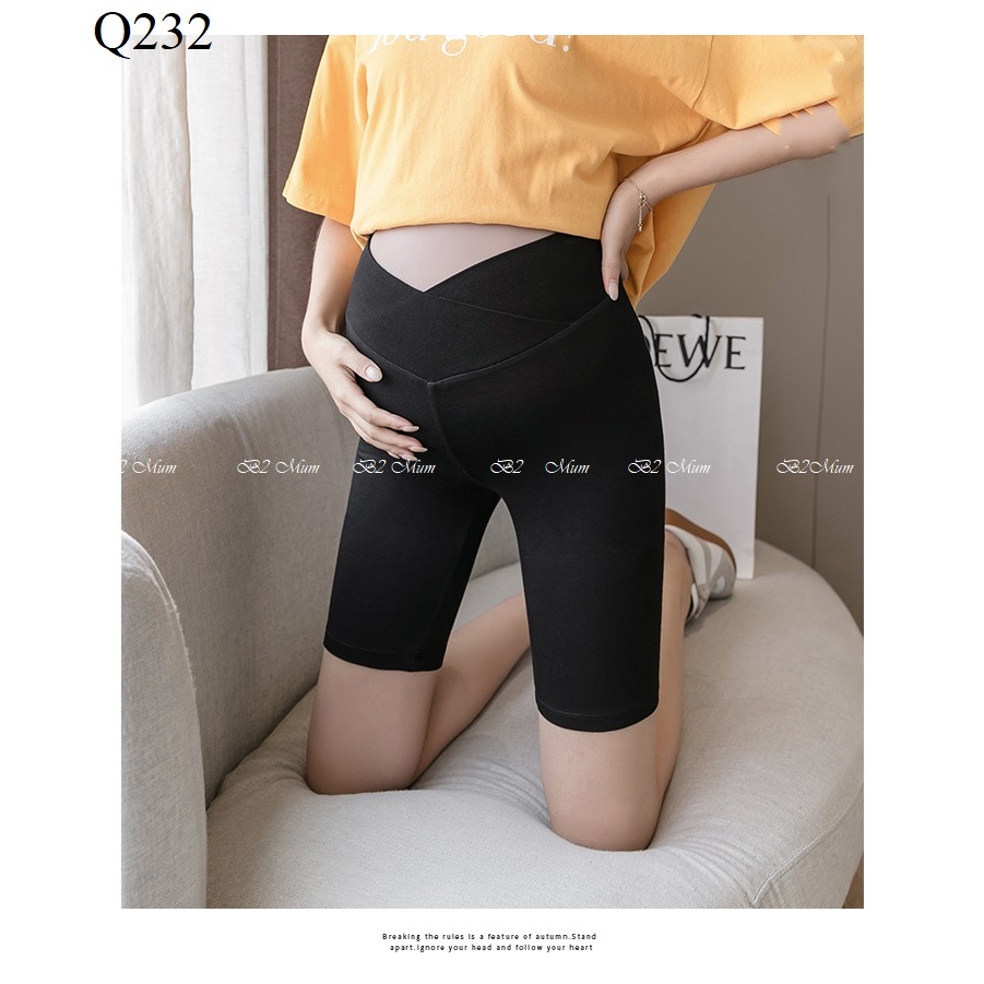 Quần bầu Chất zip co giãn 4 chiều Q232 B2 MUM