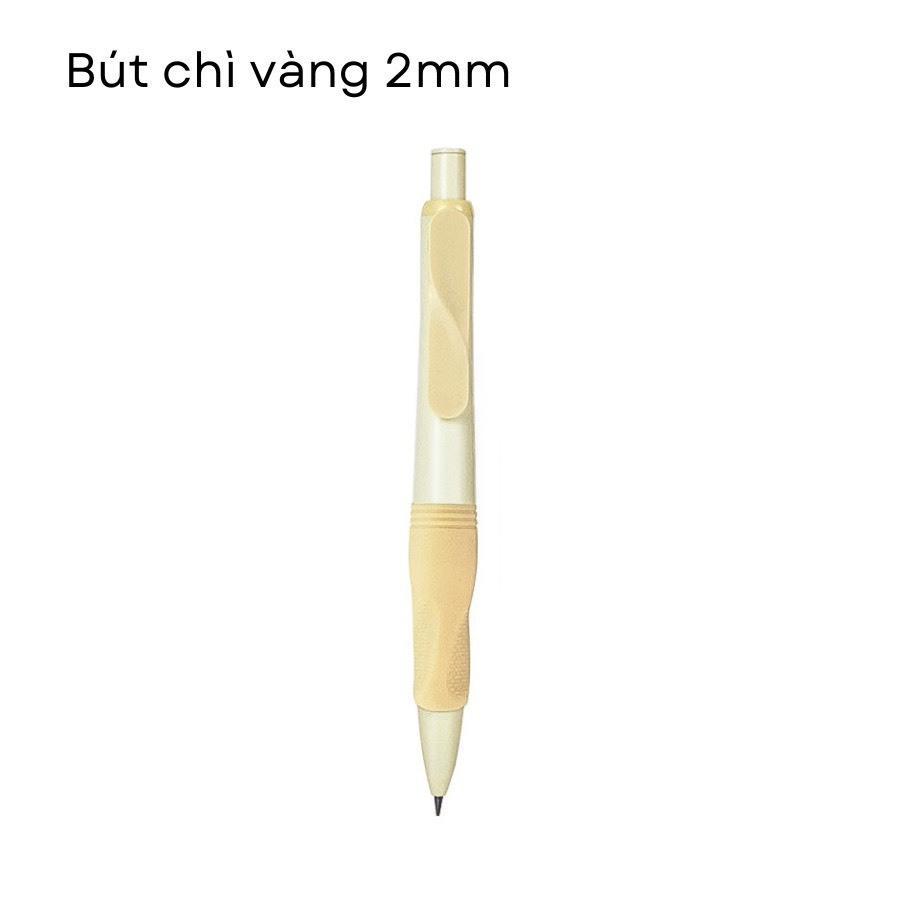 [Tặng Labubu] Combo Bút Chì Cá Heo Tập Viết Bấm 2B Ngòi 2.0mm Đồng Hành Cùng Bé giúp bé cầm bút đúng tư thế