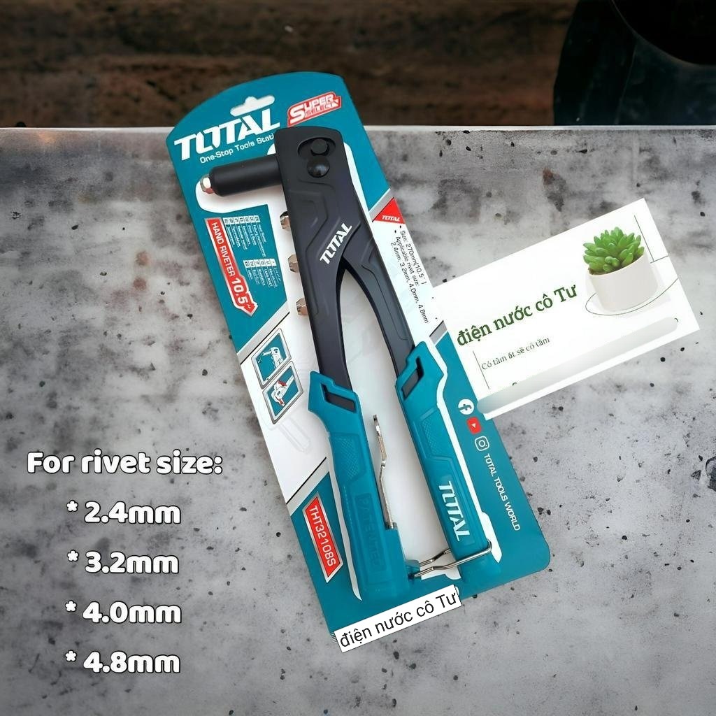 Kìm bấm rivet rút rivet 10.5inch TOTAL - Hand Rivet Total | Shopee Việt Nam