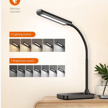Đèn Học Chống Cận Nhật Bản, Đèn Bàn Làm Việc, Đèn Học Với 7 Chế Độ Màu Thay Đổi Linh Hoạt, Đèn Học Chống Cận