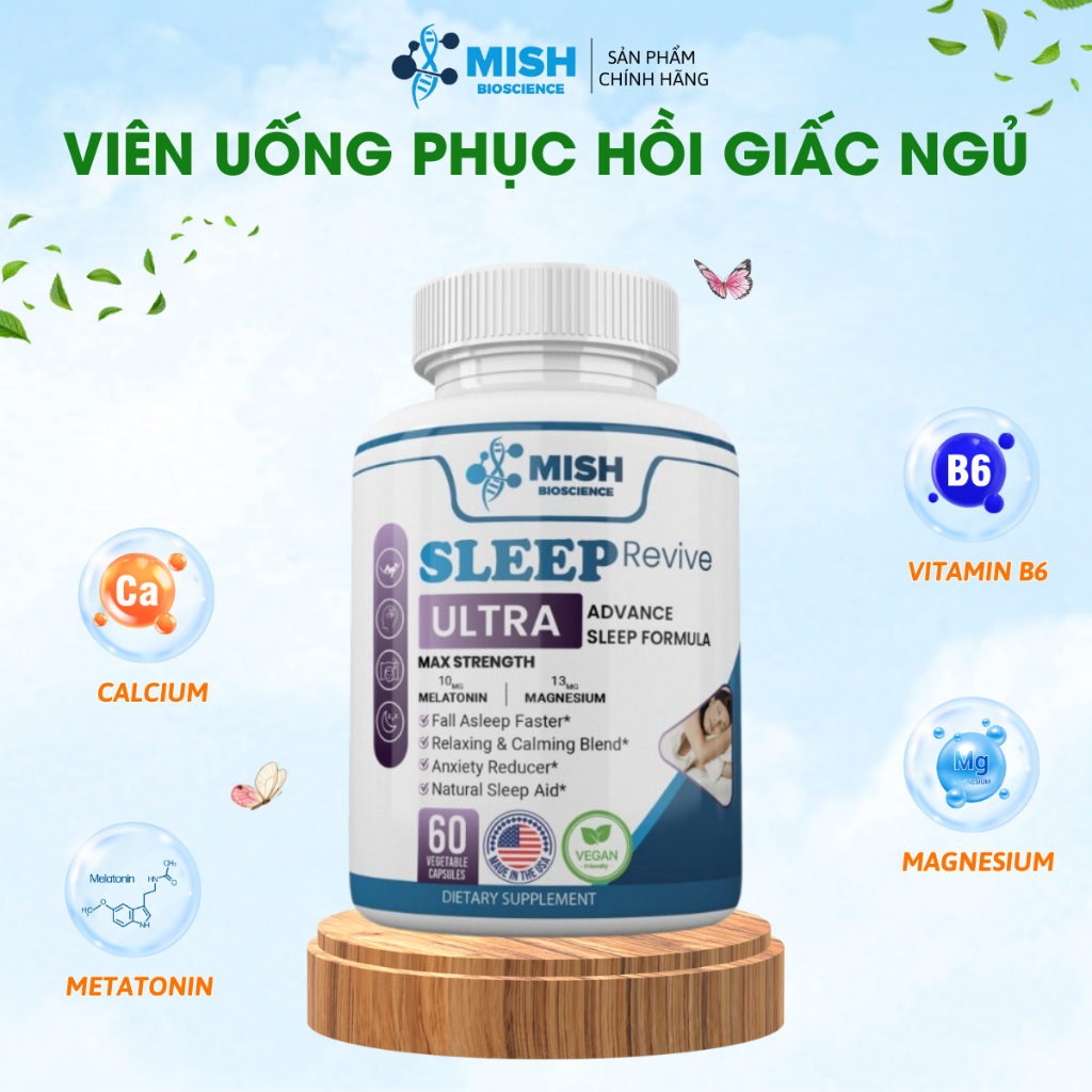 Viên Uống Phục Hồi Giấc Ngủ Vượt Trội Sleep Revive Ultra
