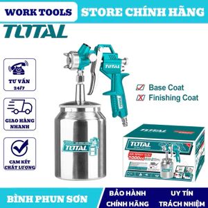 TOTAL Súng phun sơn 1000cc TAT11001 (Cam kết Chính Hãng 100%)