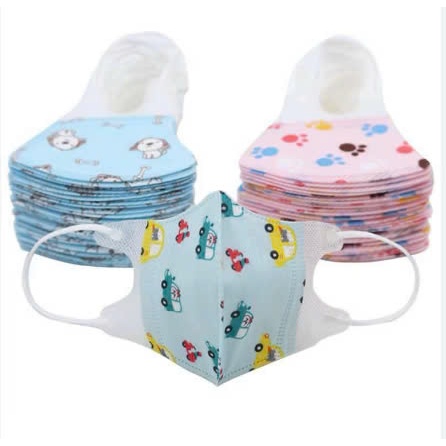 Set 5 Khẩu Trang 3D Cho Bé - HBQ Kids