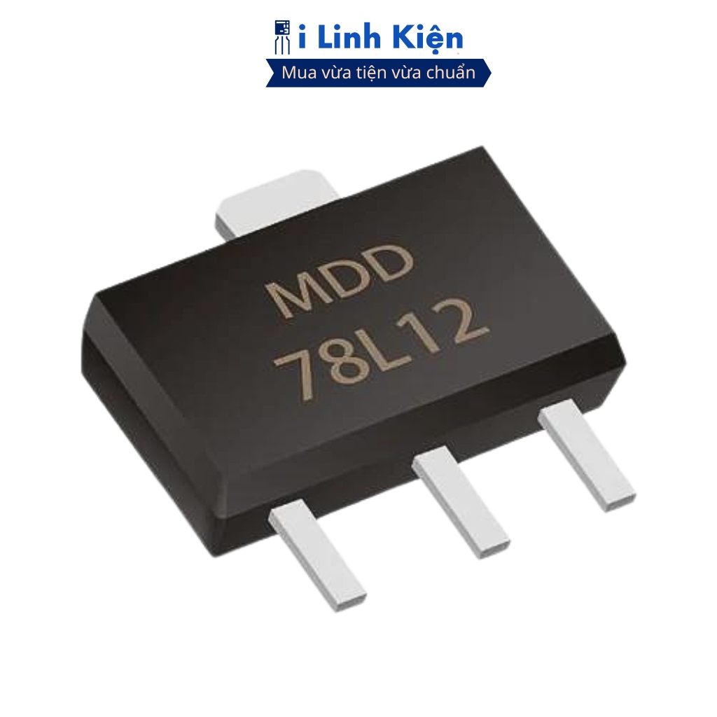 Ic nguồn 78L12 0.1A 12V SOT-89 chính hãng Ilinhkien