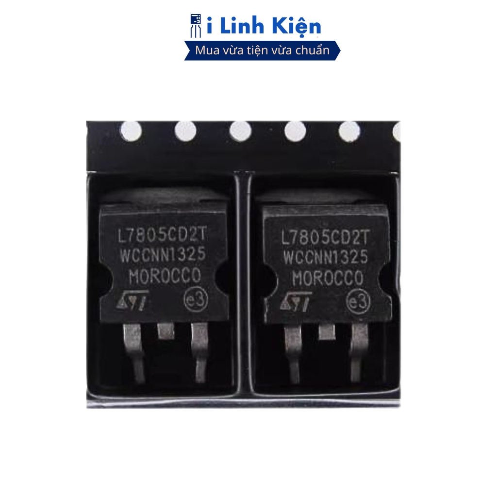 L7805CD2T IC ổn áp 5V 1A TO-263 chính hãng ST chất lượng cao Ilinhkien