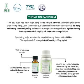 Tinh dầu nước hoa JALIN Absolutely Fabulous 3 tầng hương - Dung tích 15ml/50ml/110ml - Chai nhôm (Chai nhựa 15ml)