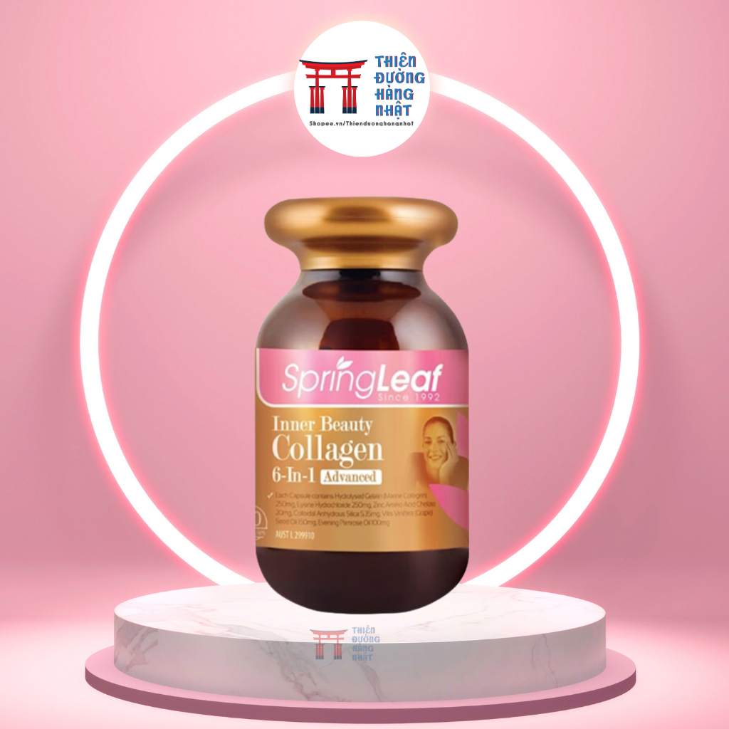 Viên Uống Bổ Sung Collagen 6 trong 1 SpringLeaf Inner Beauty Collagen ...