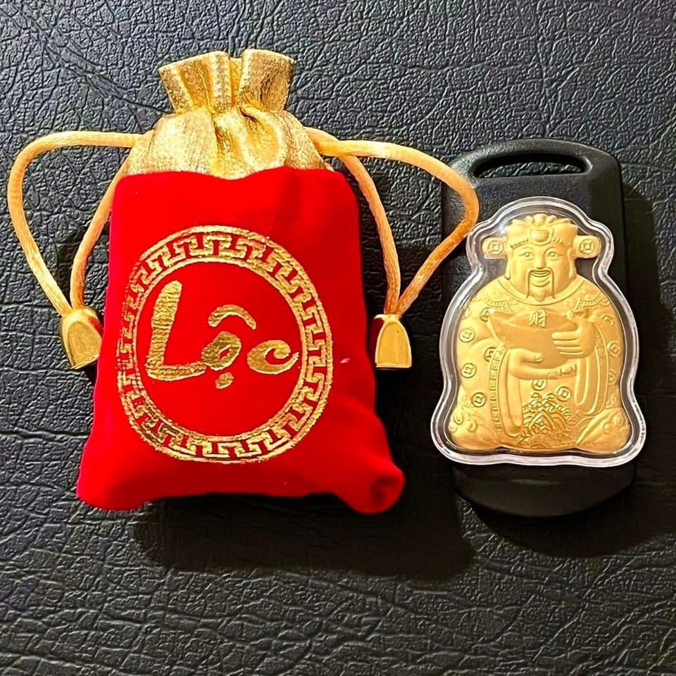 [RẺ SẬP SÀN] Ông Thần Tài Mạ Vàng Kèm Túi Gấm Phúc Lộc, Làm Quà Tặng Cực Vip
