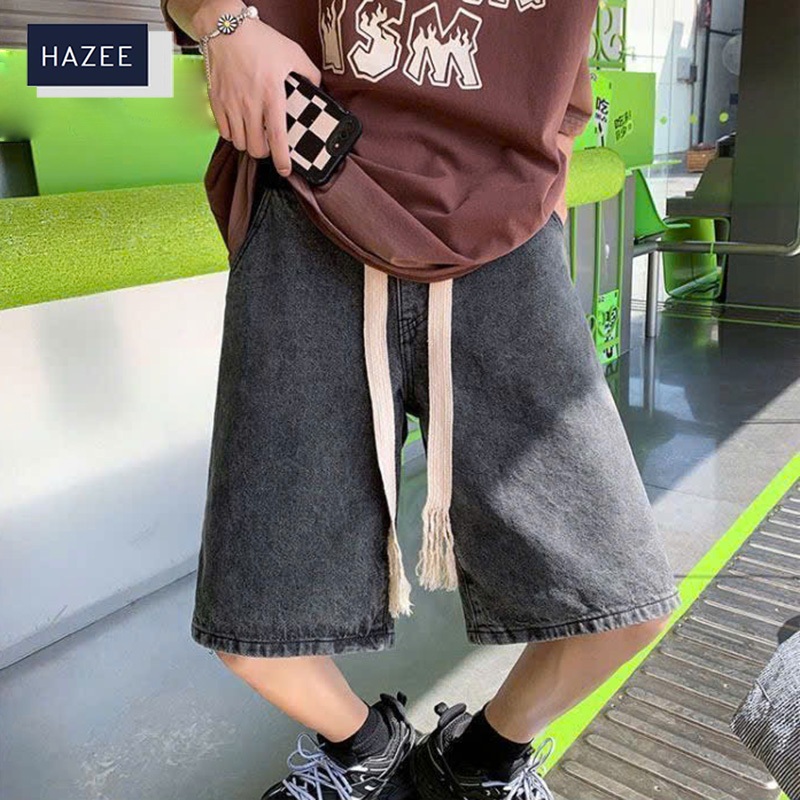 Quần Short Jeans Nam HAZEE – Mẫu Hot Trend, Đẹp Chuẩn Form, Co Giãn Thoải Mái, Mặc Hè Cực Mát