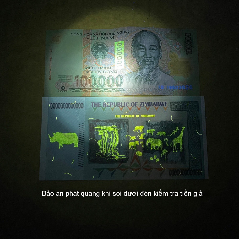 [HỎA TỐC] Tờ tiền lưu niệm Zimbabwe 100 TRIỆU Tỷ Đô la siêu khủng , cực độc làm quà tặng , lì xì Tết , Quà Tết