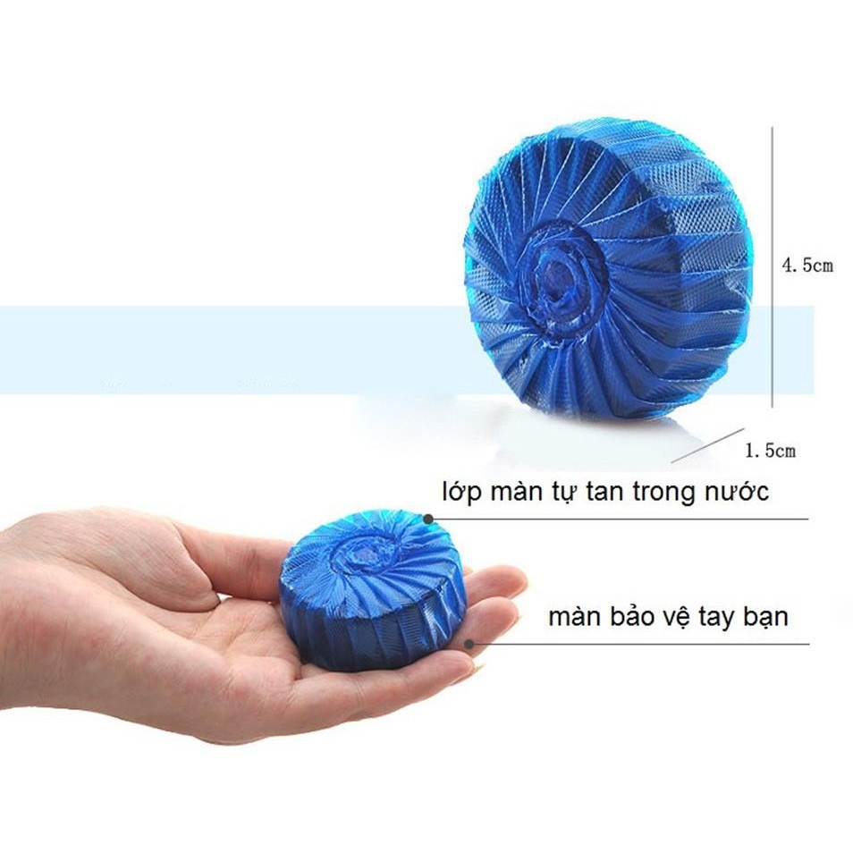 Set 10 Viên thả bồn cầu khử mùi hôi, tẩy mảng bám