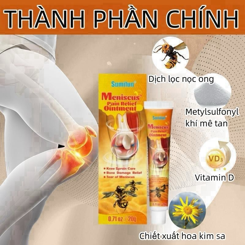 Gel massage SUMIFUN, giảm đau lưng, đau nhức đầu gối, đau vai gáy, đau khớp, đau cơ, bong gân, bầm tím và sưng tấy