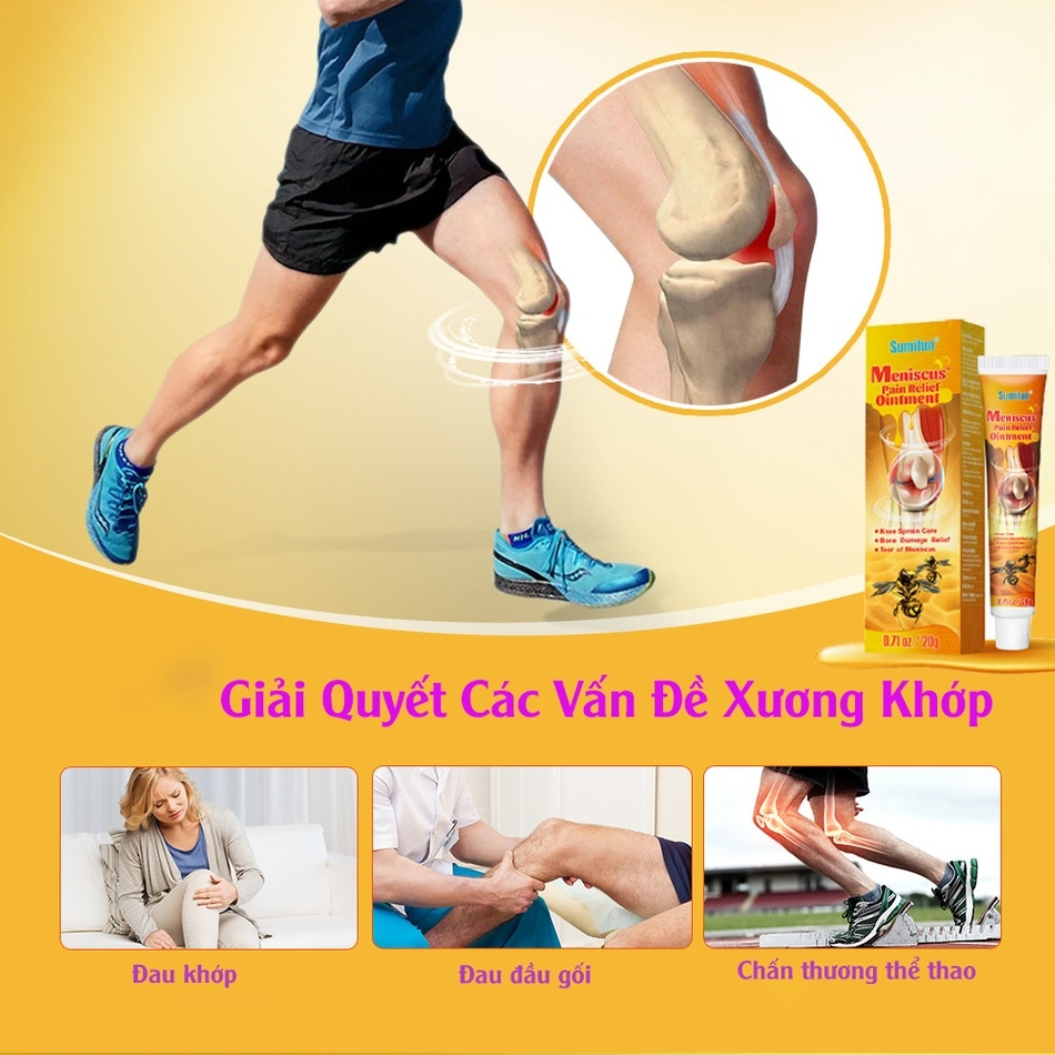 Gel massage SUMIFUN, giảm đau lưng, đau nhức đầu gối, đau vai gáy, đau khớp, đau cơ, bong gân, bầm tím và sưng tấy