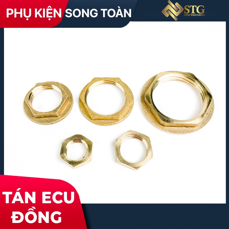 Tán Vặn & Ecu & Đai Siết Có Ren Trong 13 17 21 27 34 - Đồng Thau Cố ...
