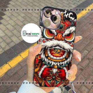 Miếng dán Skin Mặt Sau / Ốp Lưng Kì Lân FULL VIỀN Dành Cho 15 pro max 14 pro max 13 pro max 12 pro max  - FukiShop