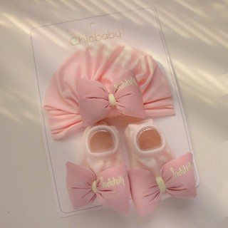 Set turban kèm tất dễ thương cho bé 5-11kg. Set phụ kiện Chicbaby làm quà tặng cho bé. Dino Kids
