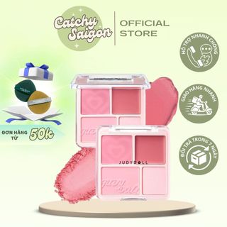 [JUDYDOLL] Phấn Má Hồng Judydoll Kèm Highlight Hiệu ứng Trái tim BLUSH & HIGHLIGHT PALETTE 9g
