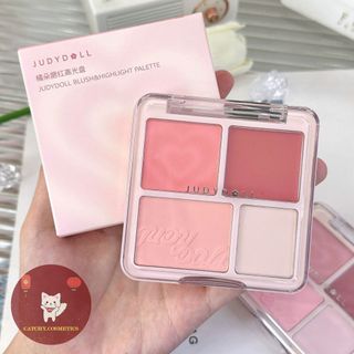 [JUDYDOLL] Phấn Má Hồng Judydoll Kèm Highlight Hiệu ứng Trái tim BLUSH & HIGHLIGHT PALETTE 9g